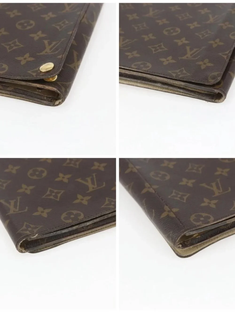 LOUIS VUITTON Monogram Etui iPad Case M93803 LV Auth 165646